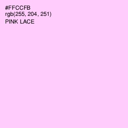 #FFCCFB - Pink Lace Color Image